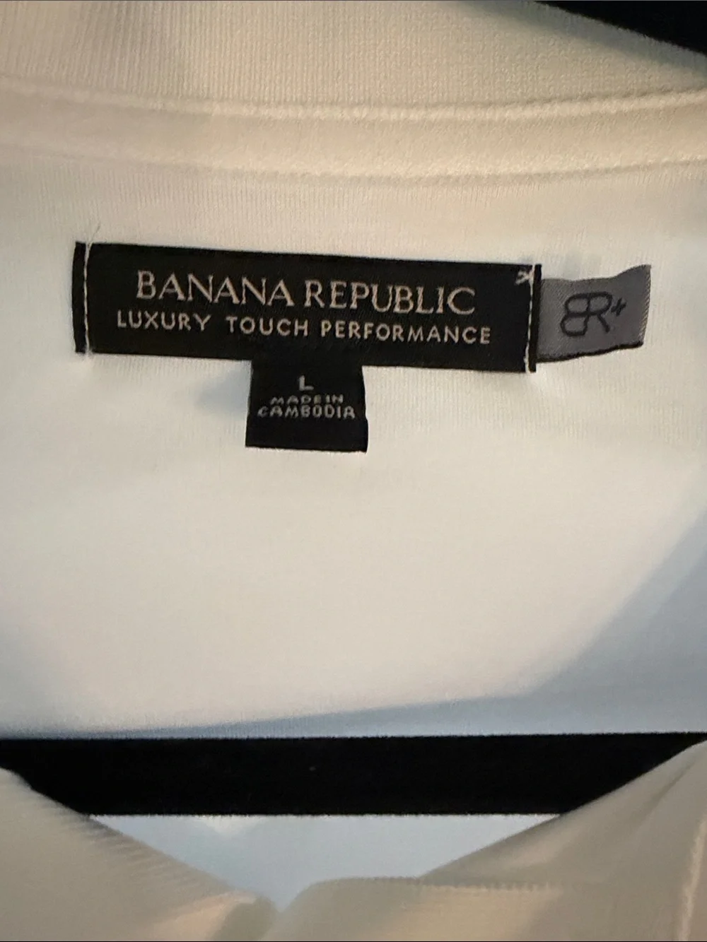 Banana Republic White Men's Polo